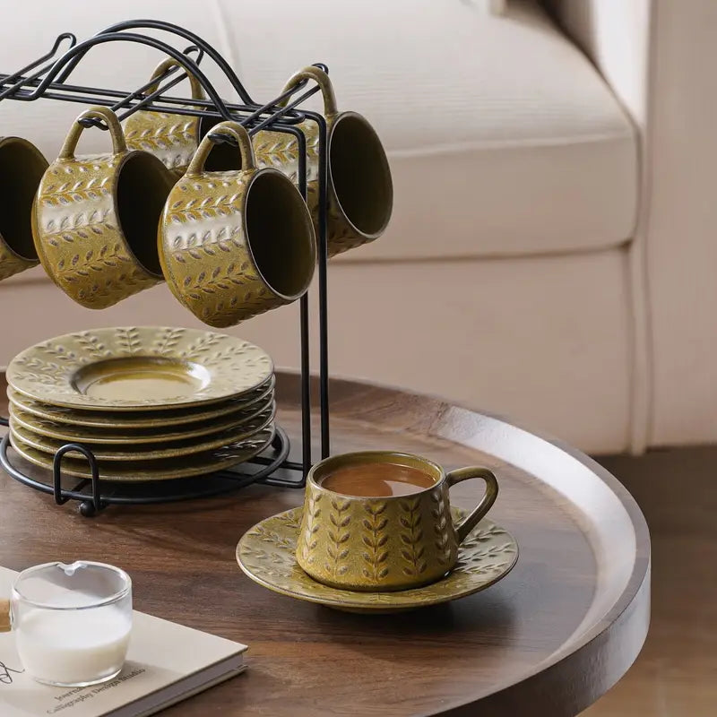 Leaf Stoneware Set