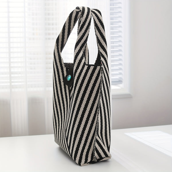 Striped Safari Handbag