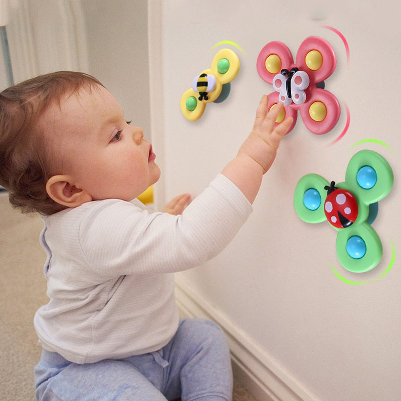 Educational, Interactive Baby Rattled Spinners Toys | Fun Kid Play 