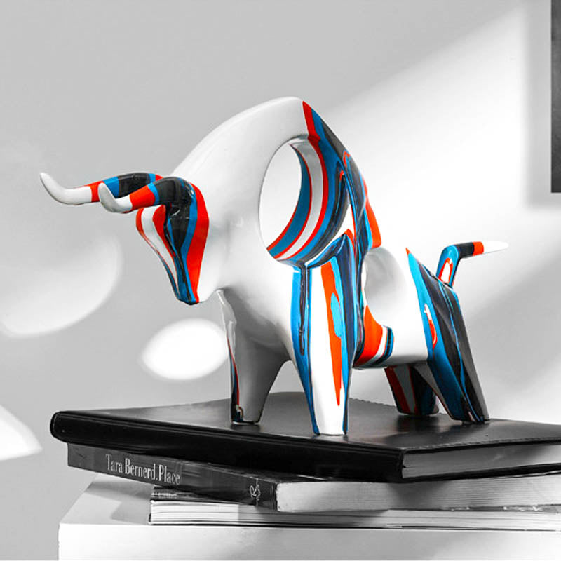 Vigorous Bull Decoration