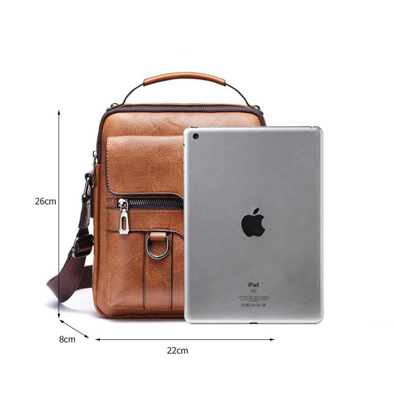 Casual Leather Shoulder Bag