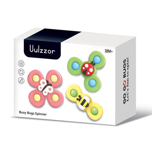 Educational, Interactive Baby Rattled Spinners Toys | Fun Kid Play