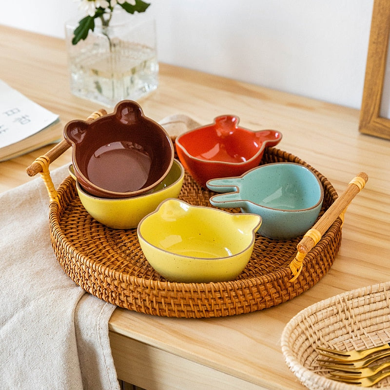 Cartoon Animal Seasoning Dish | Kitchenware, Cooking Style Food, Plates