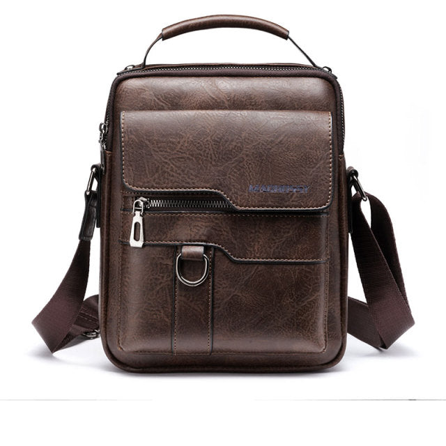 Casual Leather Shoulder Bag