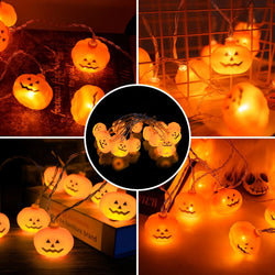 Spooky Pumpkin String Lights