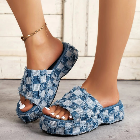 Checker Sandals