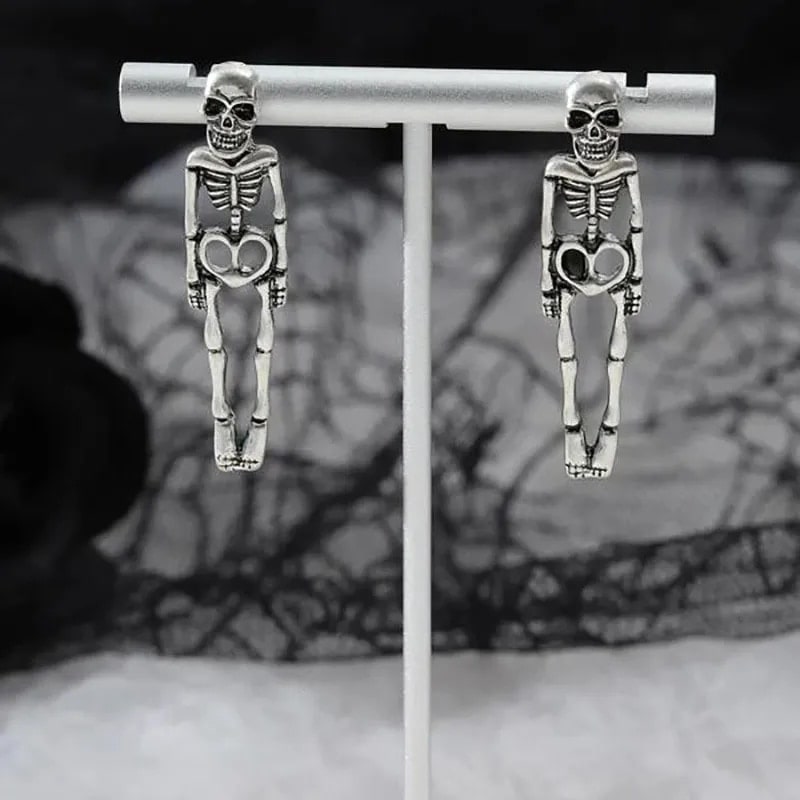 Bone Drop Earrings