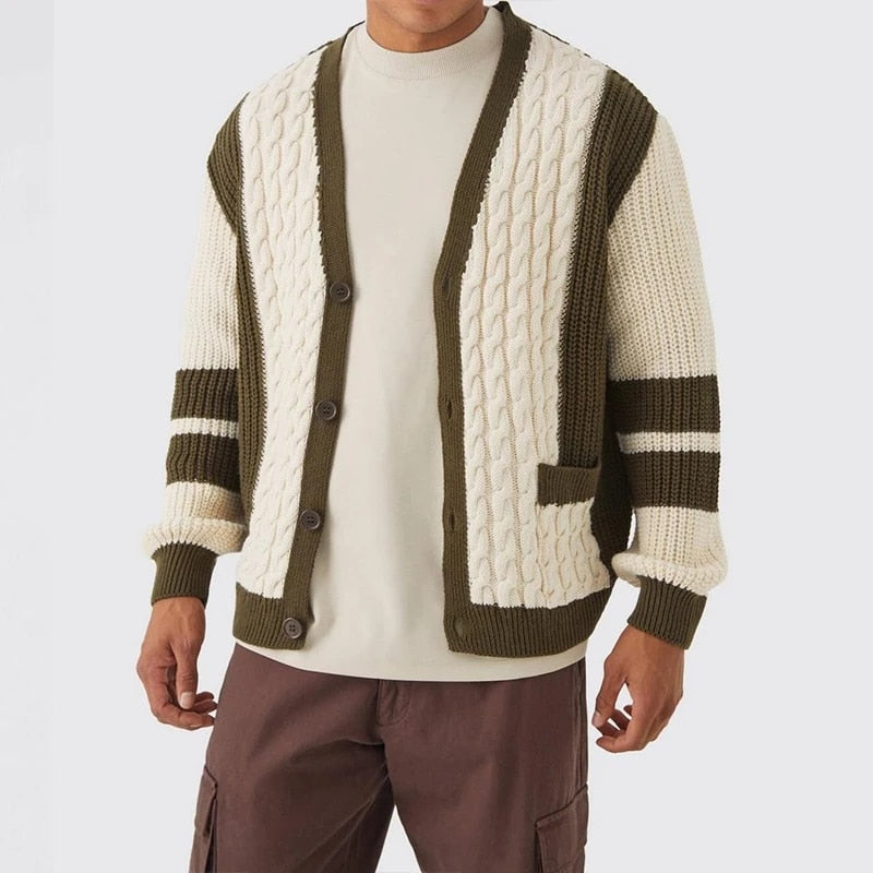 Jacquard Cardigan