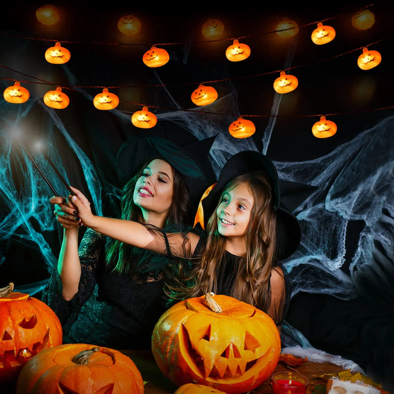Spooky Pumpkin String Lights