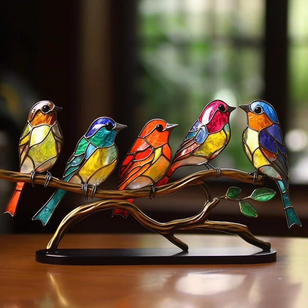 Acrylic Branch Birds