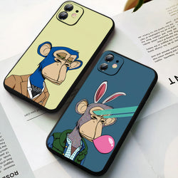 iPhone Silicone Case - Monkey Club Collection