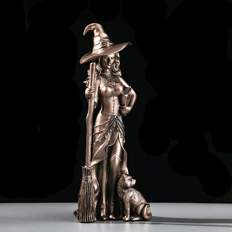 Minimalist Witch Statue