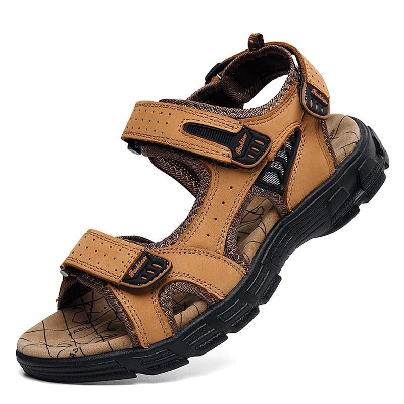 Summer Soft Breathable Sandal | Outdoor Genuine Leather Design