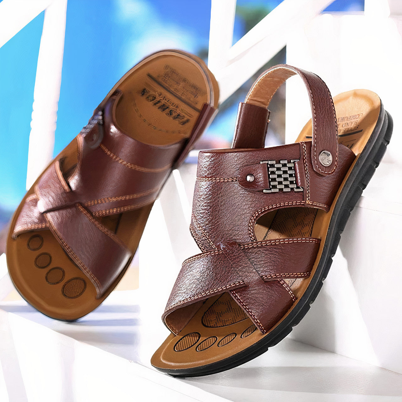 Men's Genuine Leather Sandals | New Summer Collection