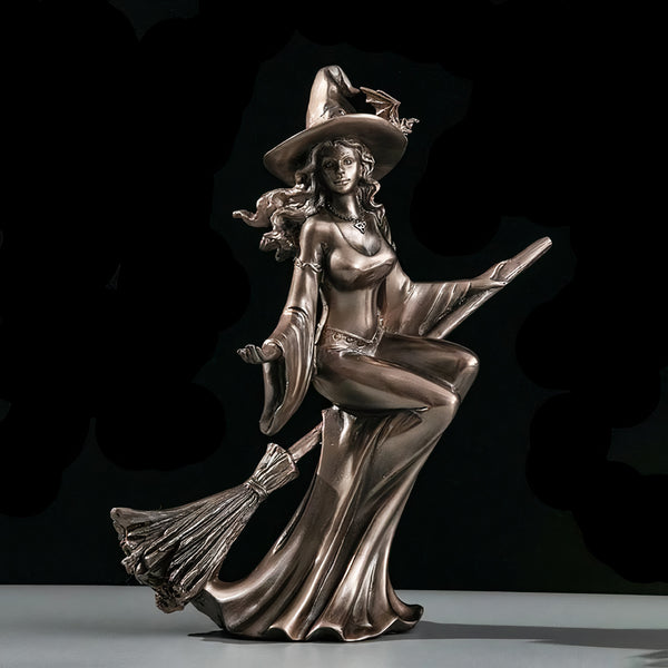 Minimalist Witch Statue