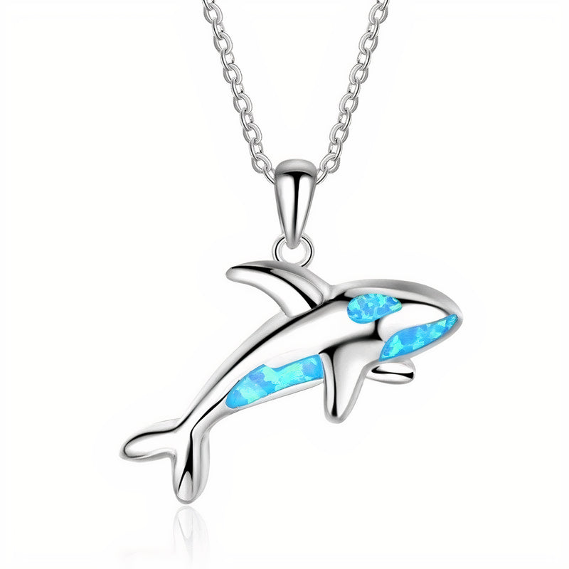 Anchored Dolphin Necklace