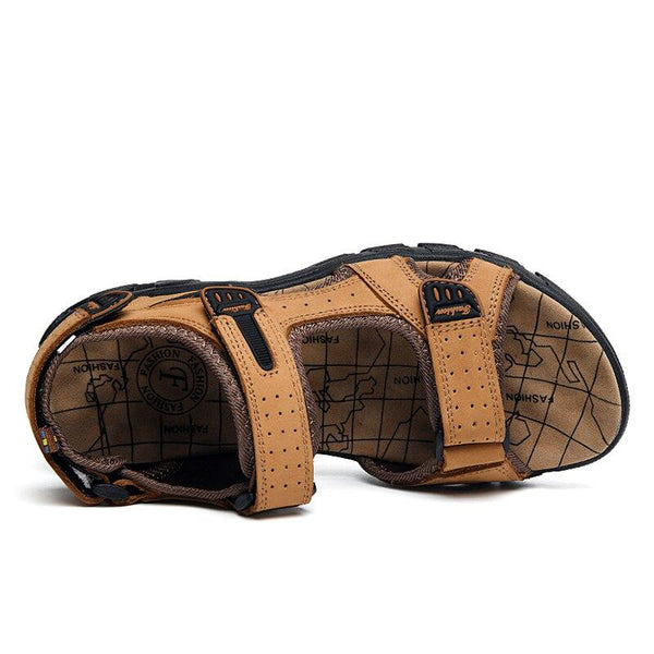 Summer Soft Breathable Sandal | Outdoor Genuine Leather Design