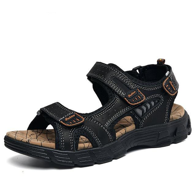 Summer Soft Breathable Sandal | Outdoor Genuine Leather Design