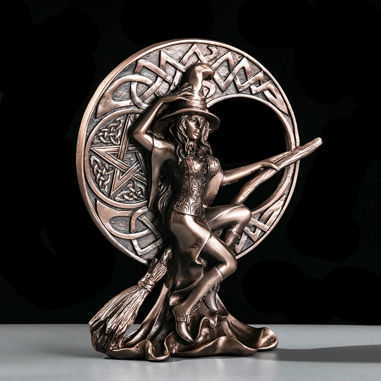 Minimalist Witch Statue