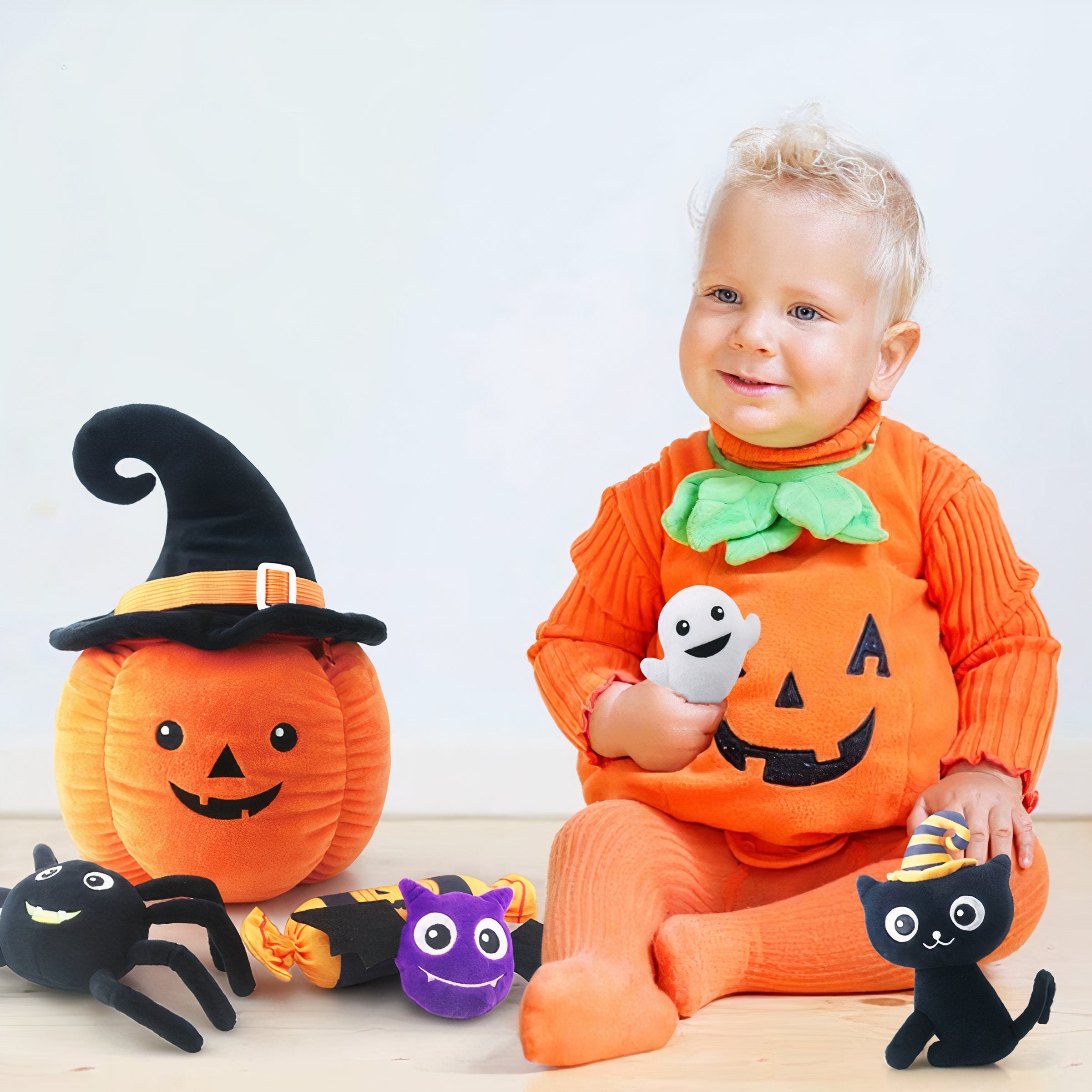 6Pcs Halloween Plush Toy Set