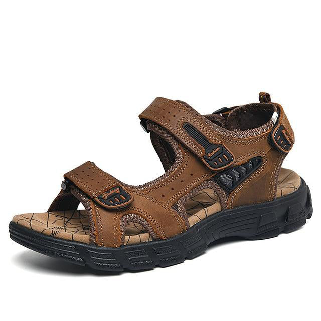 Summer Soft Breathable Sandal | Outdoor Genuine Leather Design