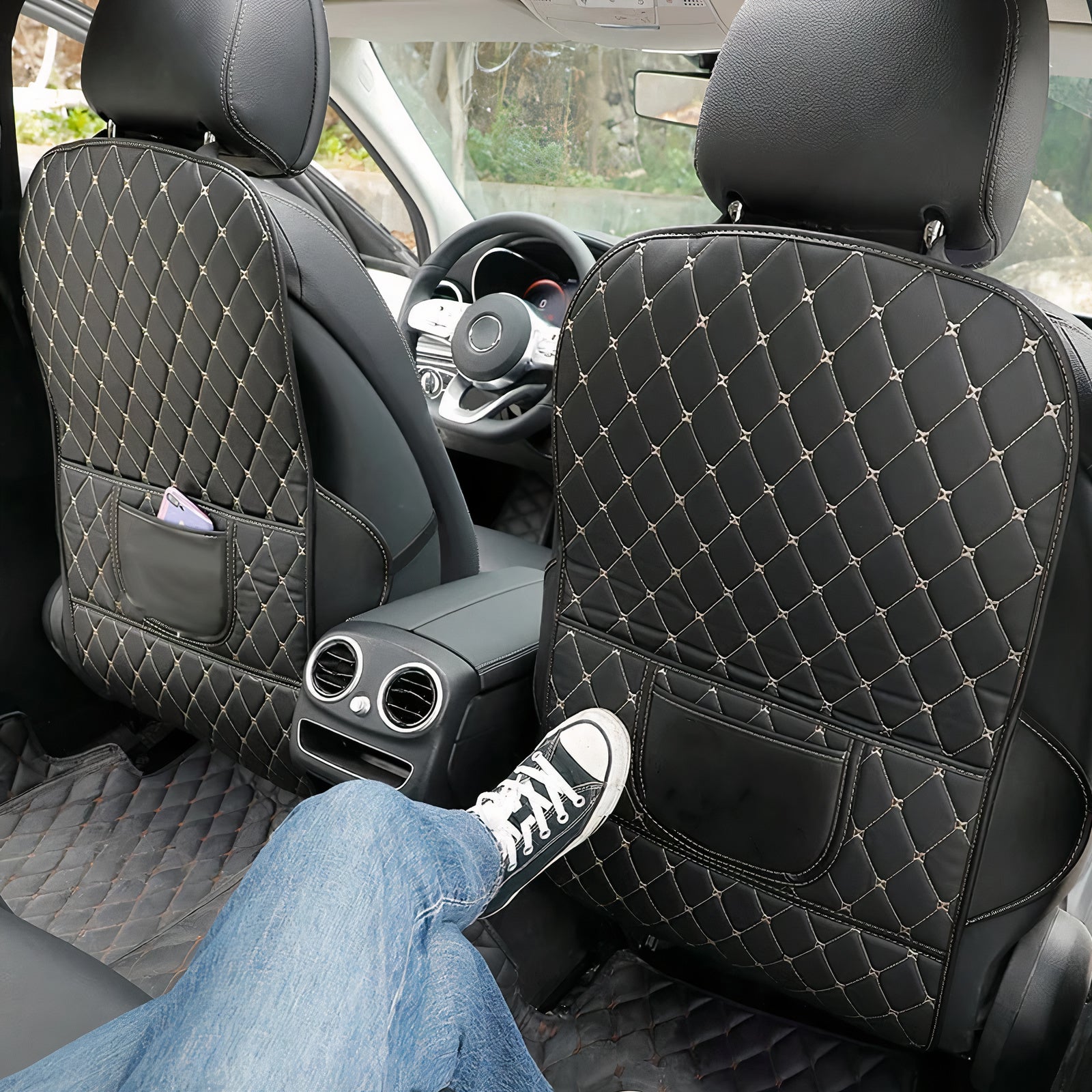 Universal Anti-Kick Seat Mats