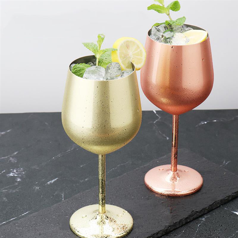 Stainless Steel Wine Cups | Kitchen Decoration 