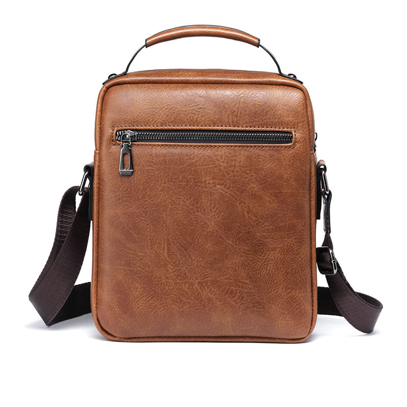 Casual Leather Shoulder Bag