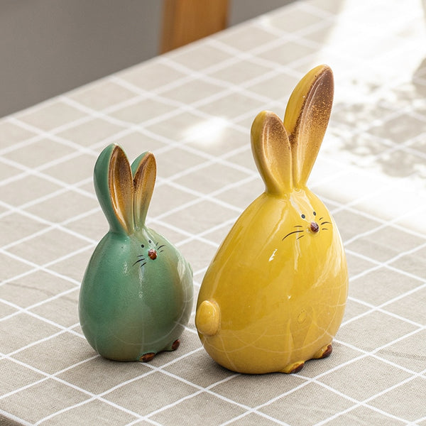 Home, Kitchen Decoration Rabbit Ornaments | Easter, Ceramic Animals