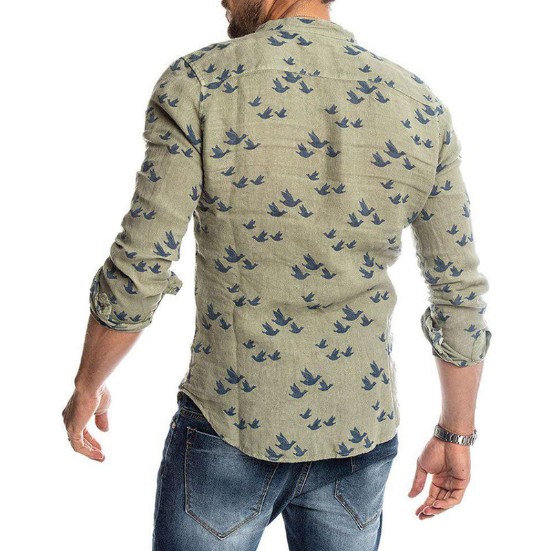 Men's Casual Pigeon Shirt | New Summer Collection