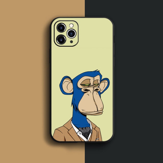iPhone Silicone Case - Monkey Club Collection